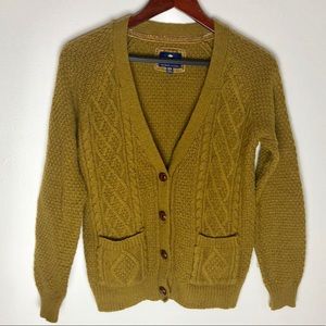 Cardigan - Mustard Yellow